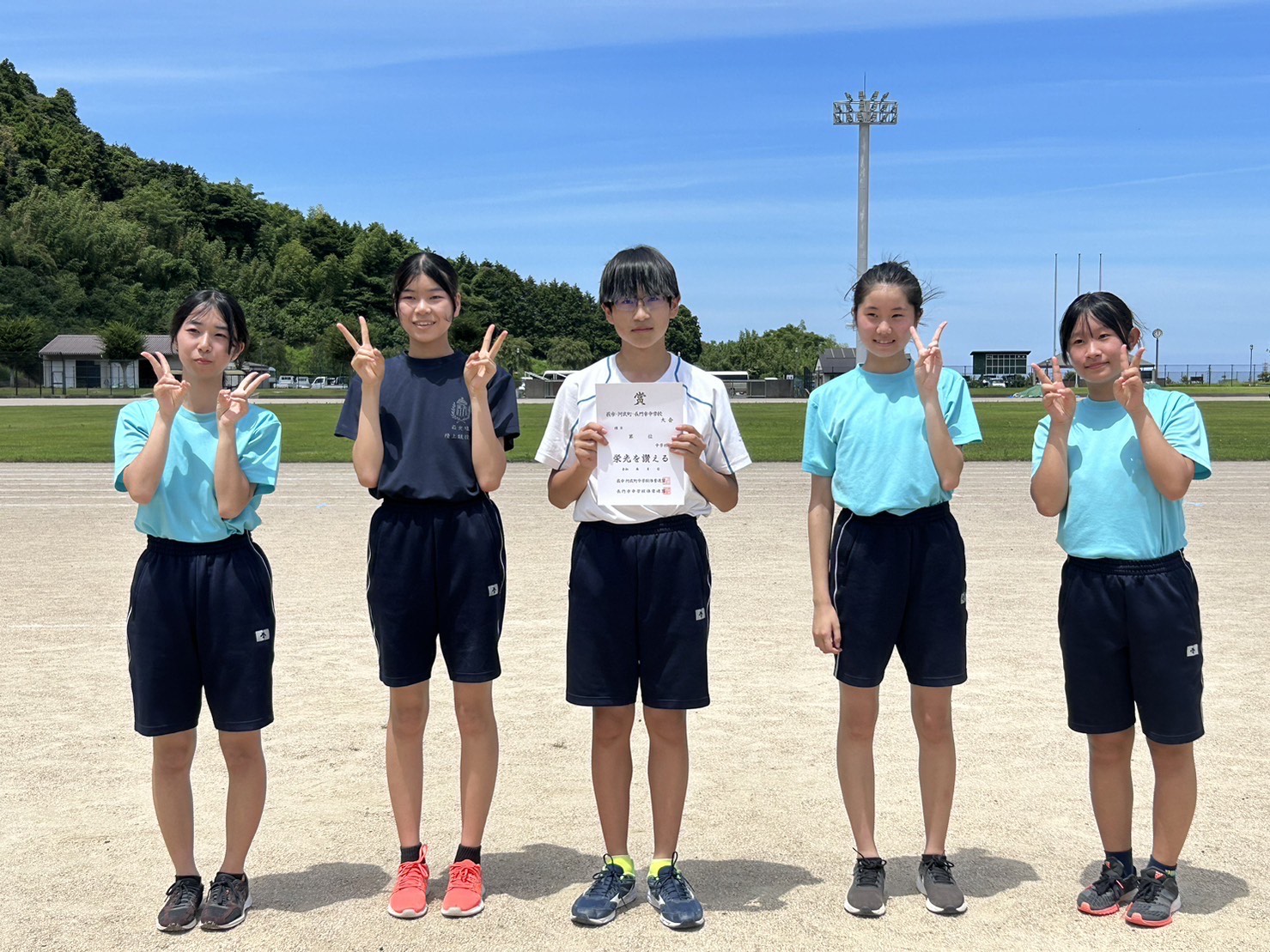 8/1(火)    中学校陸上部