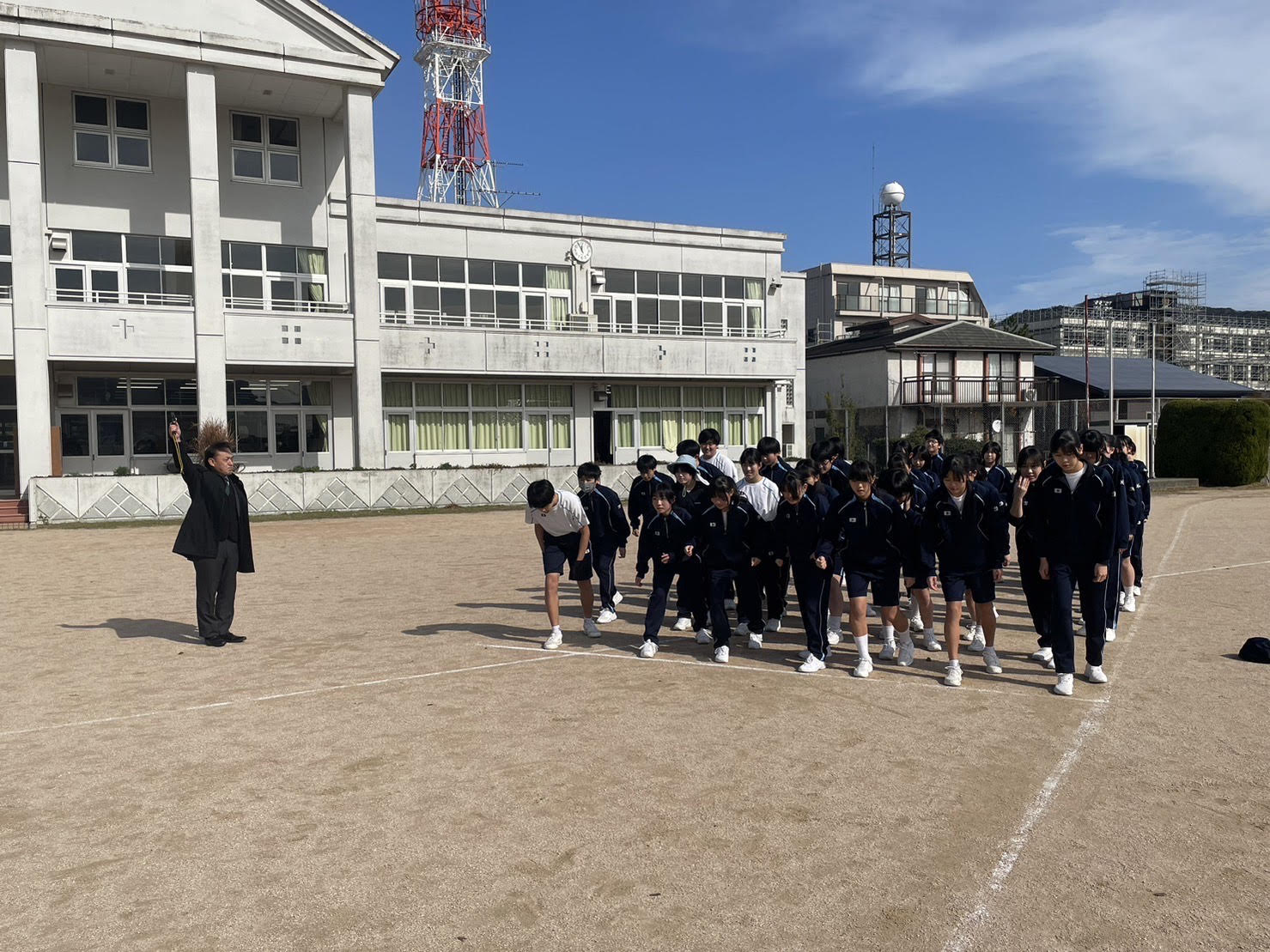 2/2(金)    中学校持久走大会